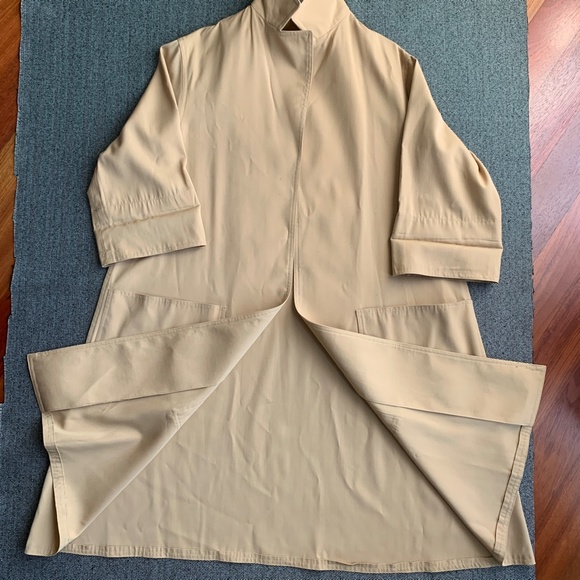 Khaki Tan Belted Jacket Vintage Anne Klein, Size S/M - Picture 10 of 12